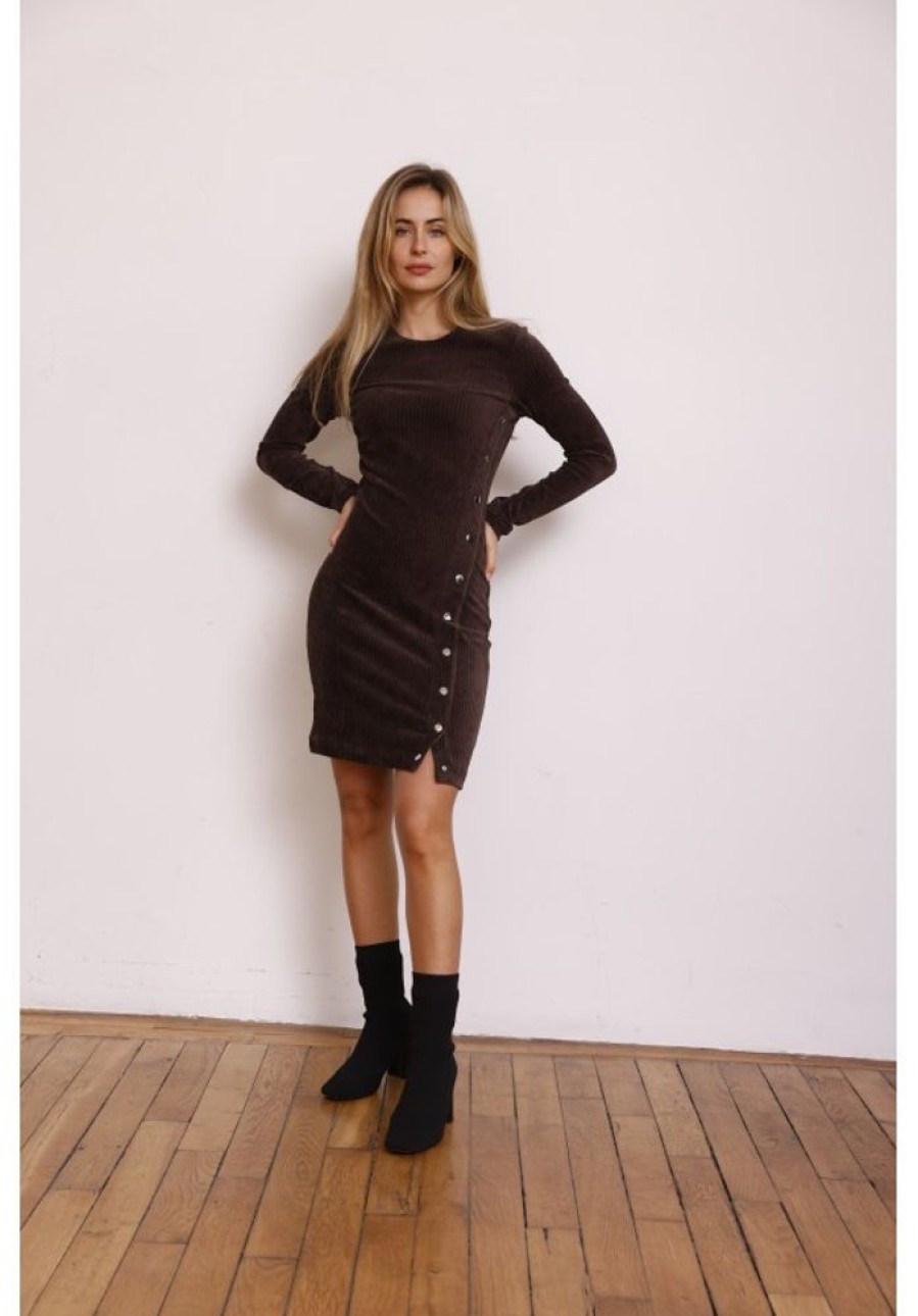 Femme Jane Wood | Robe Louisy Choco