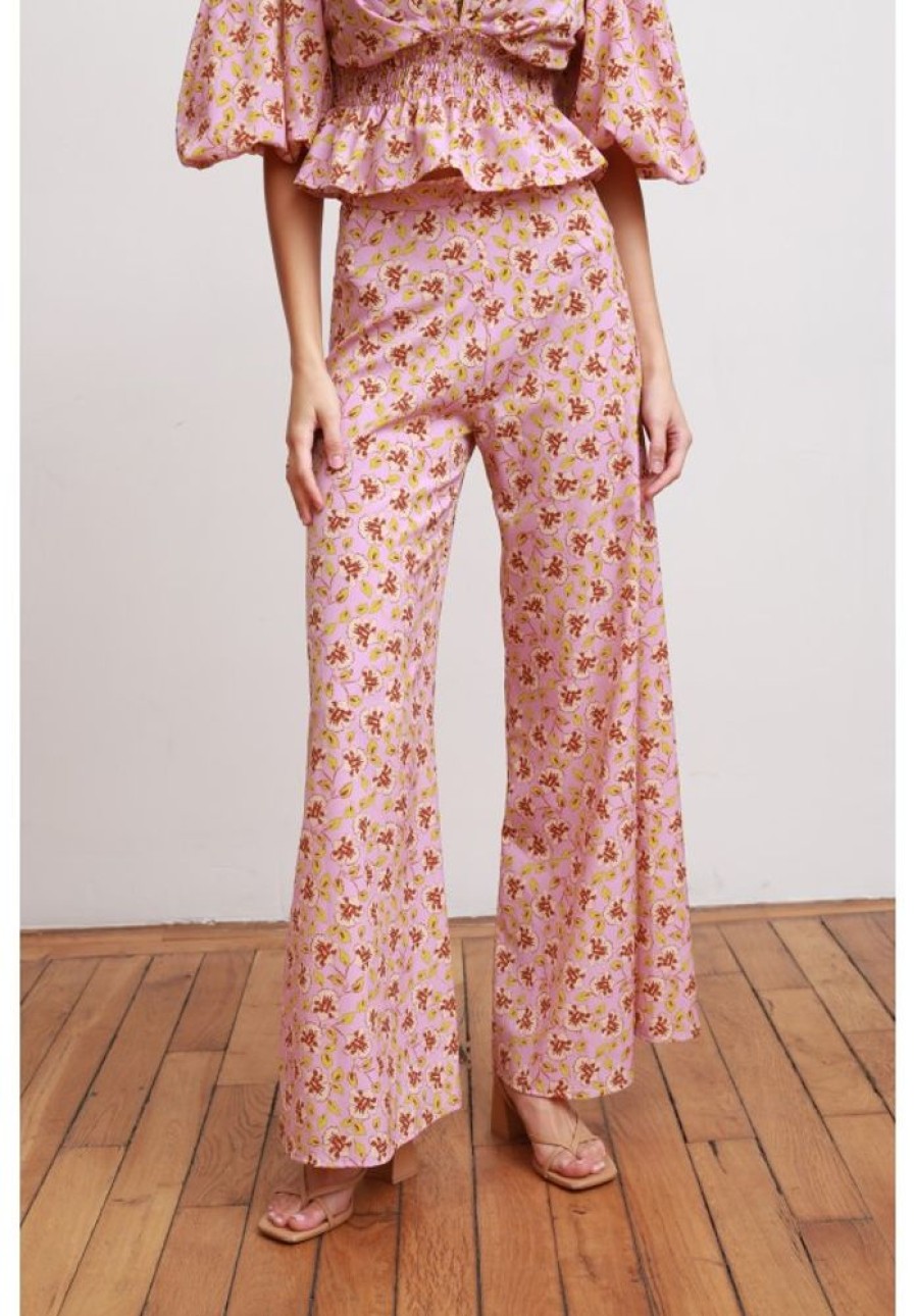 Femme Jane Wood | Pantalon Abba Palma Rose